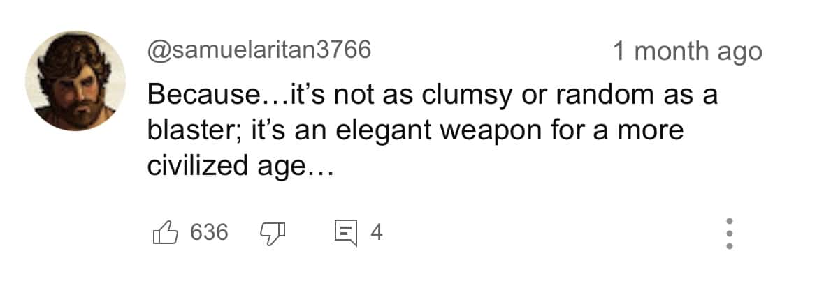 Comment section from Joe Rogan's video clip (@SmallGems/Youtube)