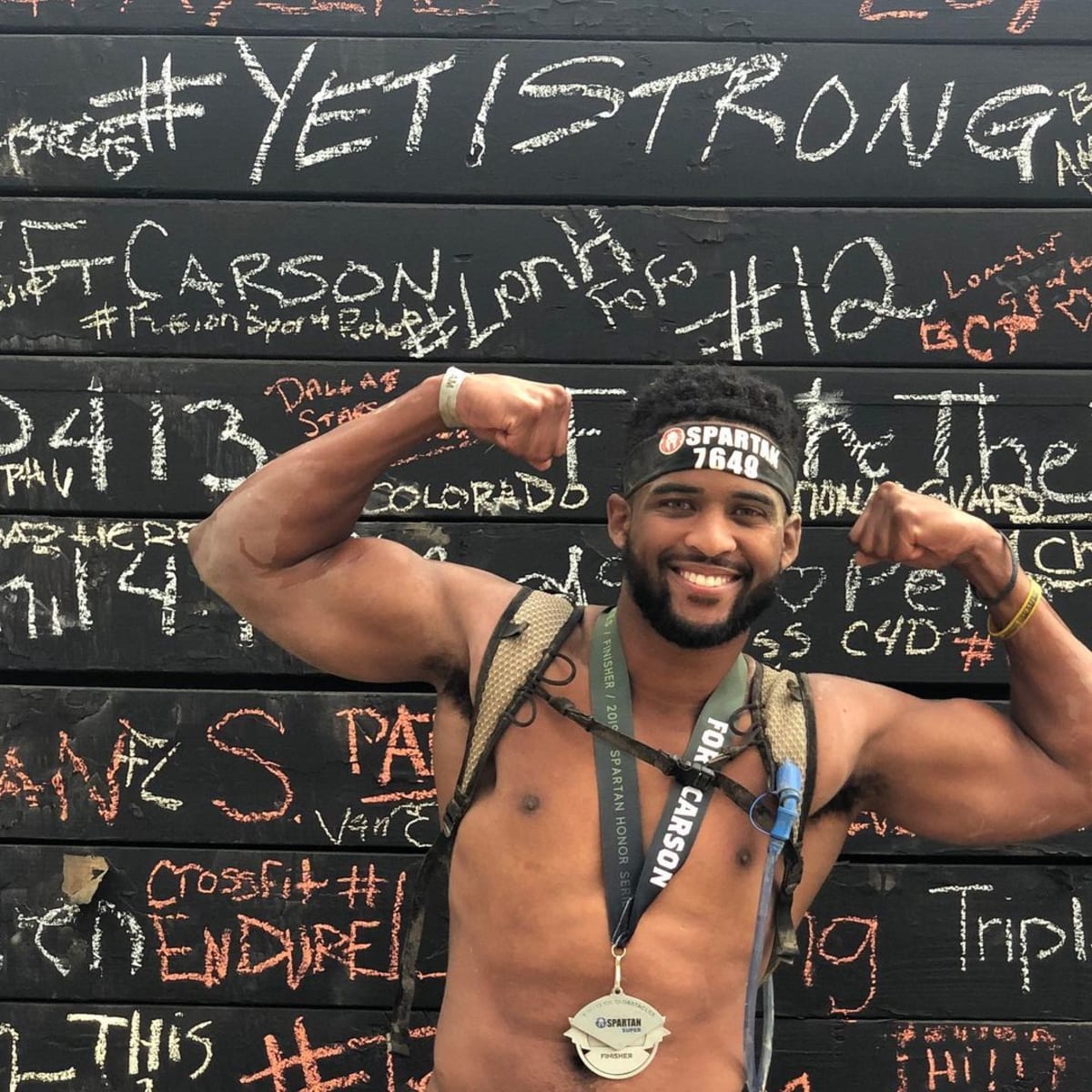 Aaron Blake won Spartan Trifecta competition in 2019 (Instagram/@itsaaronblake)