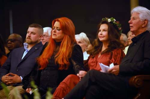 Wynonna Judd, Ashley Judd, and Larry Strickland attend CMT and Sandbox Live's