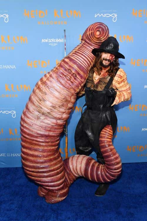 Heidi Klum and Tom Kaulitz attend Heidi Klum's 21st Annual Halloween Party presented by Now Screaming x Prime Video and Baileys Irish Cream Liqueur at Sake No Hana at Moxy Lower East Side on October 31, 2022 in New York City.