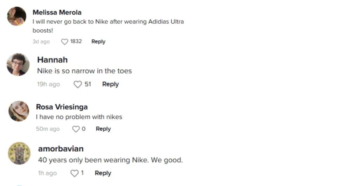 Erie Foot and Ankle Center's comment section (ohiofootdocs/ TikTok)