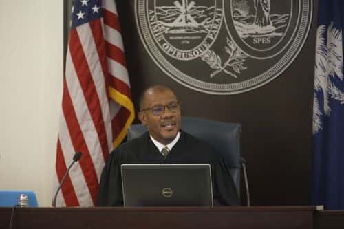 Judge Clifton Newman speaks during the trial of North Charleston police officer Michael Slager at the Charleston County court on November 23, 2016 in Charleston, South Carolina. Slager is on trial facing a murder charge in the shooting death of Walter Scott, who was gunned down after he fled from a traffic stop.