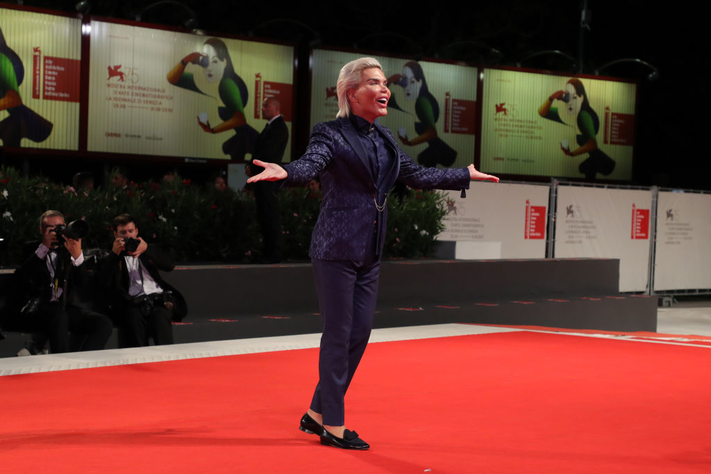 The TV star had a new implant fitted just weeks ago in Iran, but woke up to discover a permanent dent had appeared. (Photo by Vittorio Zunino Celotto/Getty Images)