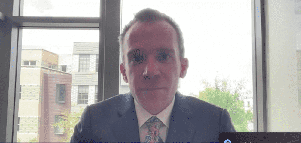 Attorney Conor Fitzpatrick argued that the student's suspension was based on overly subjective grounds 