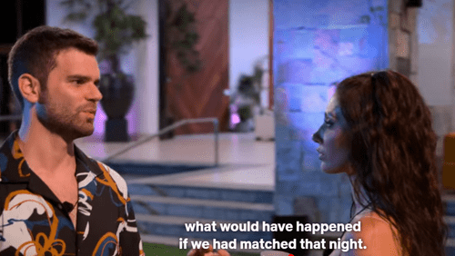 Nick makes a pass at Francesca in 'Perfect Match' (Netflix)