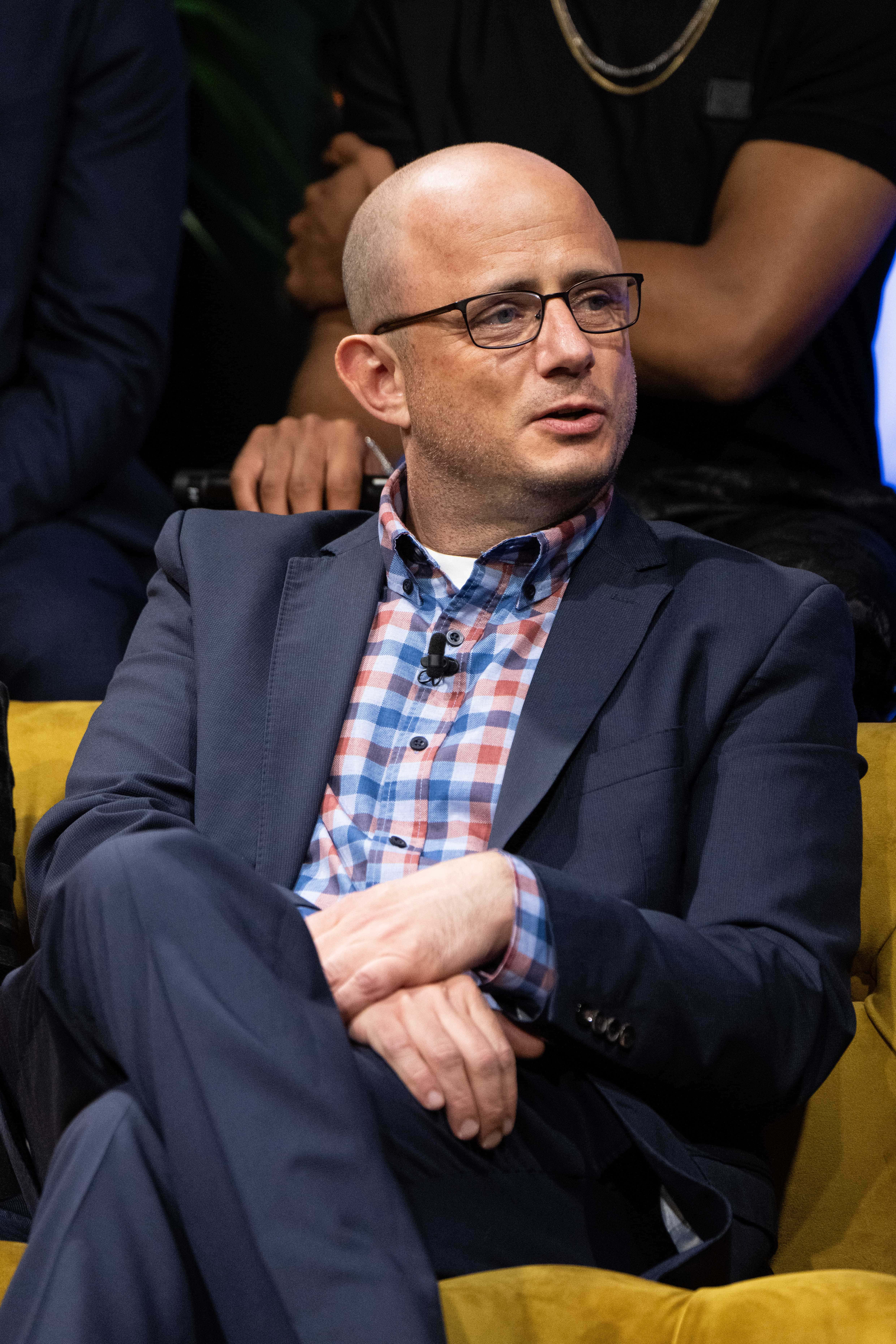 Eric Kripke speaks to the media during the Prime Video Presents UK media event at at The Londoner Hotel on May 19, 2022 in London, England.