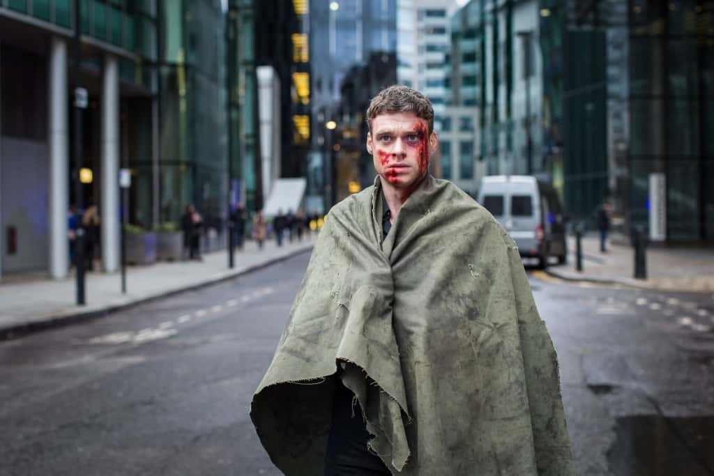 Richard Madden as David Budd in 'Bodyguard' (BBC)
