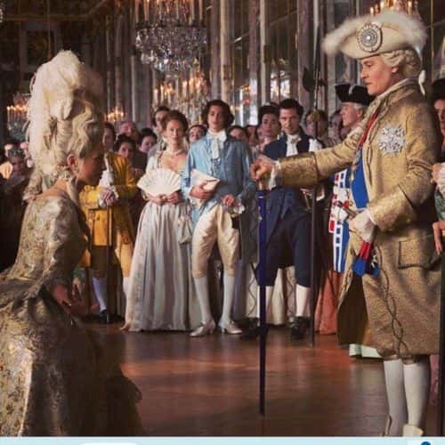 Johnny Depp's new look as Louis XV in his comeback film 'Jeanne du Barry.' (Photo: iMDB)