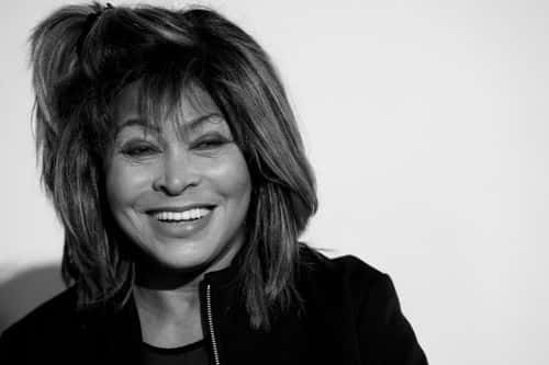 (EDITORS NOTE: This image was converted into black and white.) Tina Turner smiles during the presentation of the music project 'Beyond - Three Voices For Peace'  on May 14, 2009 in Zurich, Switzerland. The CD contains a spiritual message by  Tina Turner.