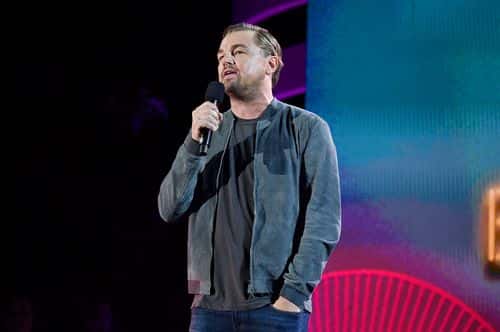 Leonardo DiCaprio speaks onstage during the 2019 Global Citizen Festival: Power The Movement in Central Park on September 28, 2019 in New York City. (Photo by Theo Wargo/Getty Images for Global Citizen)