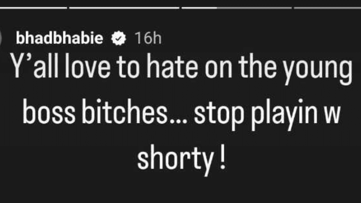 Bhad Bhabie defends Alabama Barker  (Instagram/bhadbhabie)