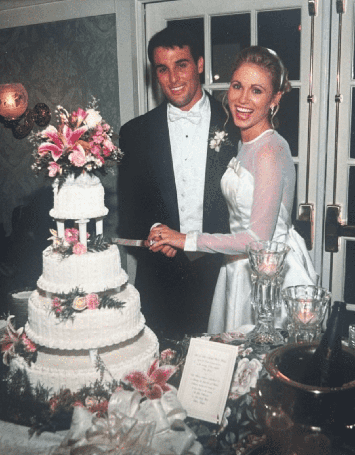 Ava shared a snap from Amy Robach's first marriage to Tim McIntosh (@avamonr0e/Instagram) 
