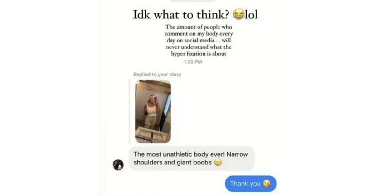 The tennis star trolled for having 