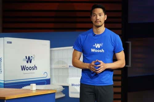 Winston Mok, founder of Woosh on 'Shark Tank' (ABC)