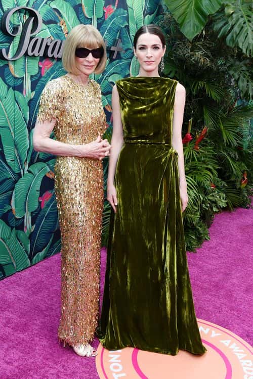 (L-R) Anna Wintour and Bee Carrozzini attend The 76th Annual Tony Awards at United Palace Theater on June 11, 2023 in New York City.