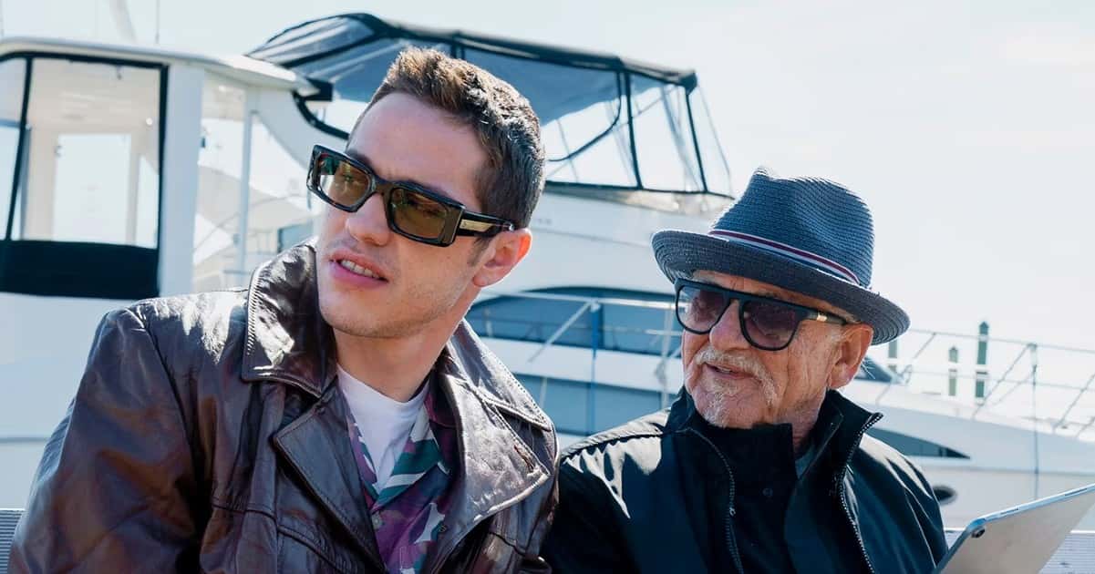 Pete Davidson as Pete Davidson, Joe Pesci as Joe Larocca in 'Bupkis' (NBC Universal)