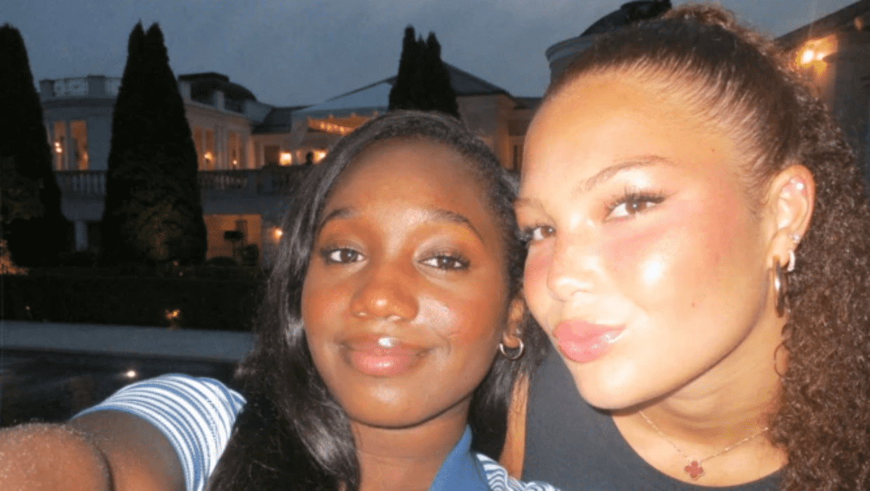 Isabella Strahan with a friend on her Instagram Story (@isabellastrahan/Instagram)