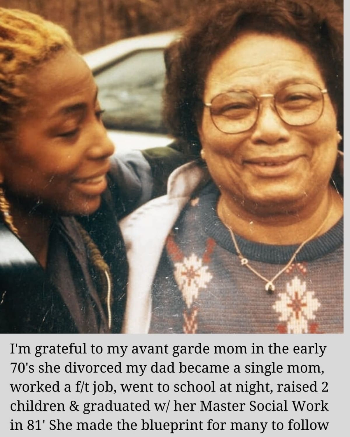 Natascha Hardee's mother is her hero. (Instagram/@hardeelife) 