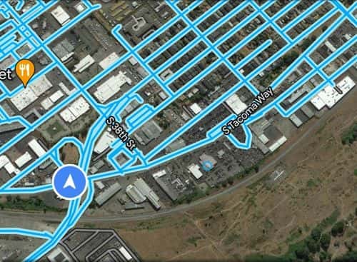 Amber pointed this out as the place where her boyfriend dropped Jadie off (Image provided by Amber Johnson)