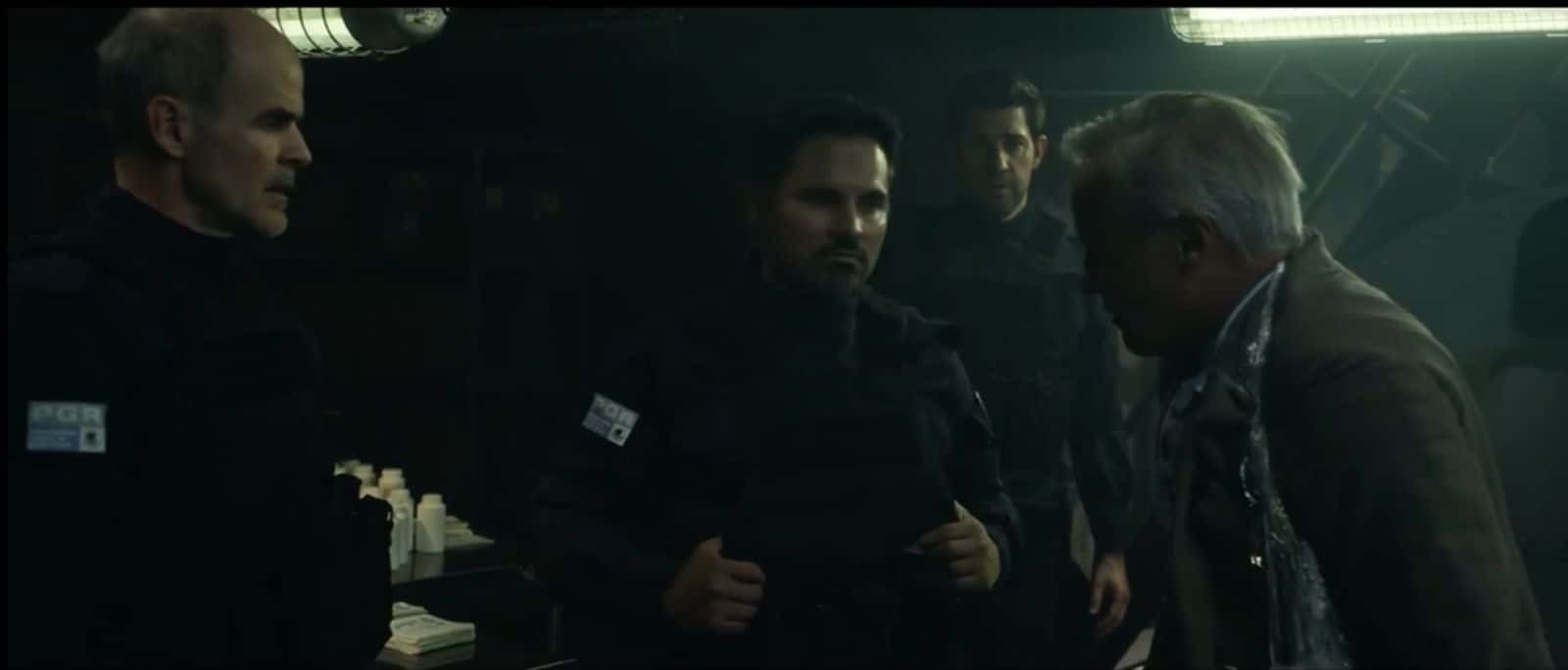 A still from 'Jacl Ryan' starring John Krasinski as Jack Ryan, Michael Pena as Domingo Chavez, and Michael Kelly as Mike November (Prime Video)