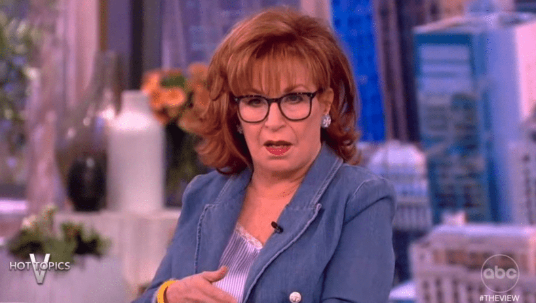 Joy Behar took a step back from the studio when the Jersey Shore star Snooki came on 'The View' (ABC)