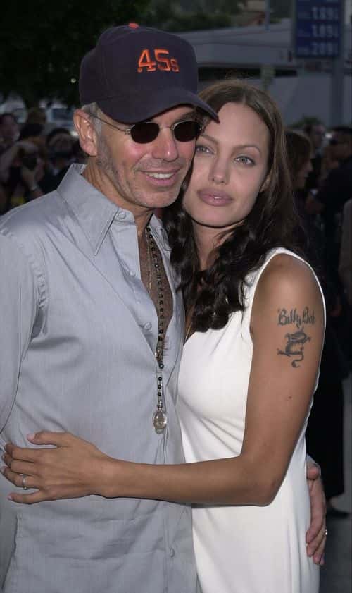 Actress Angelina Jolie and her husband, actor-director Billy Bob Thornton, attend the premiere of the MGM Pictures'' film 