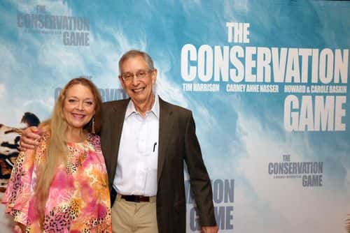 Carole Baskin (L) and Howard Baskin attend a screening of THE CONSERVATION GAME at Eaton Hotel on June 24, 2021 in Washington, DC.