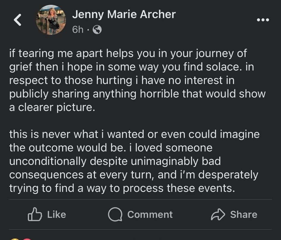 Jenny Marie/ Facebook