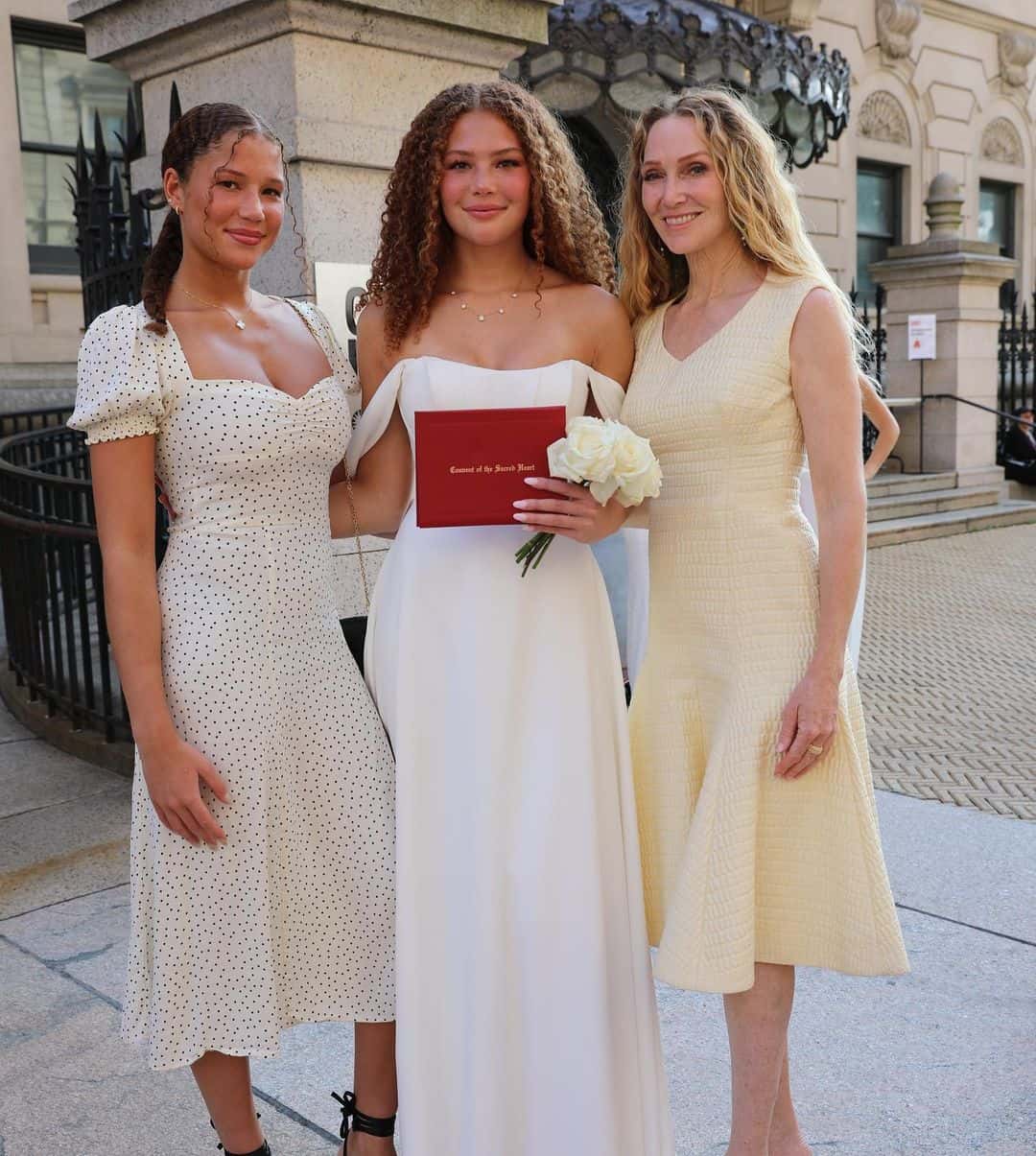 Sophia and Jean with their mother Jean Muggli (Instagram/@isabellastrahan)