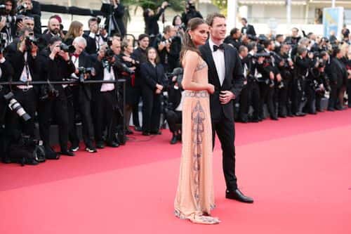 Alicia Vikander and Michael Fassbender attend the 