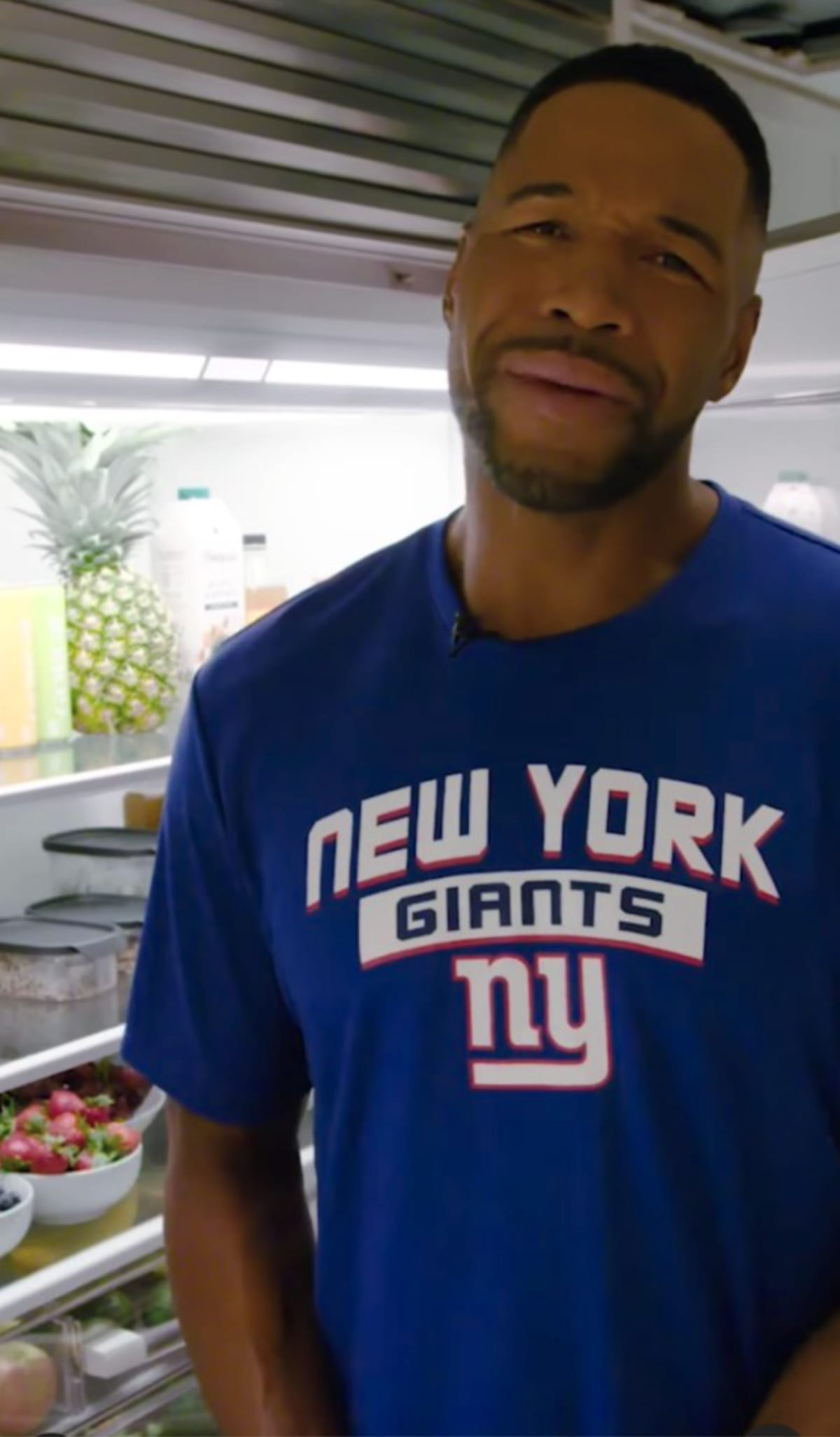 Michael Strahan disclosed that a new project from SMAC entertianment may be out soon (@michaelstrahan/Instagram)