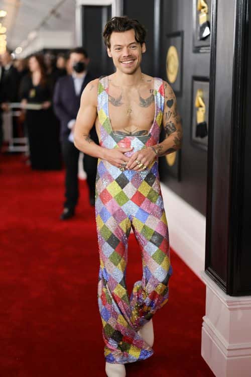 Harry Styles attends the 65th GRAMMY Awards on February 05, 2023 in Los Angeles, California.