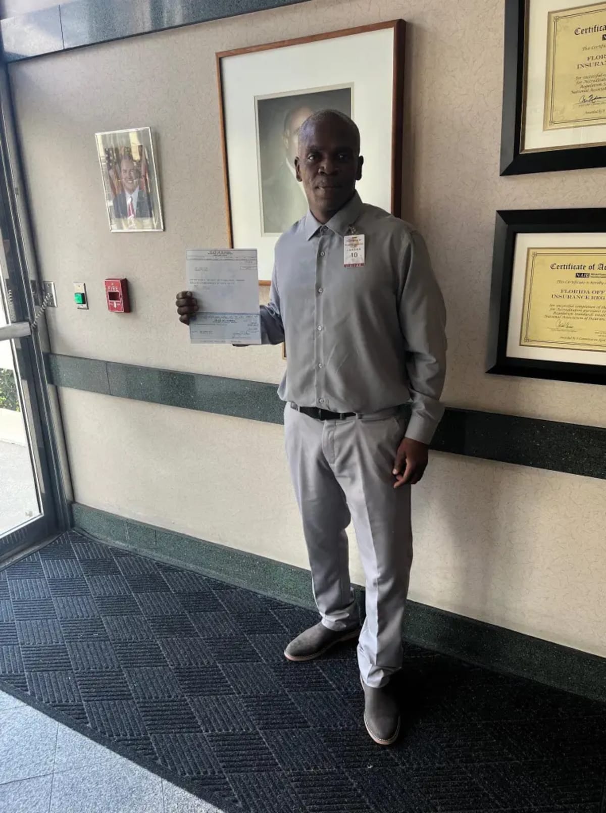 Leonard Cure became the first inmate to be exonerated by Broward County’s conviction review unit (Facebook/Innocence Project of Florida)