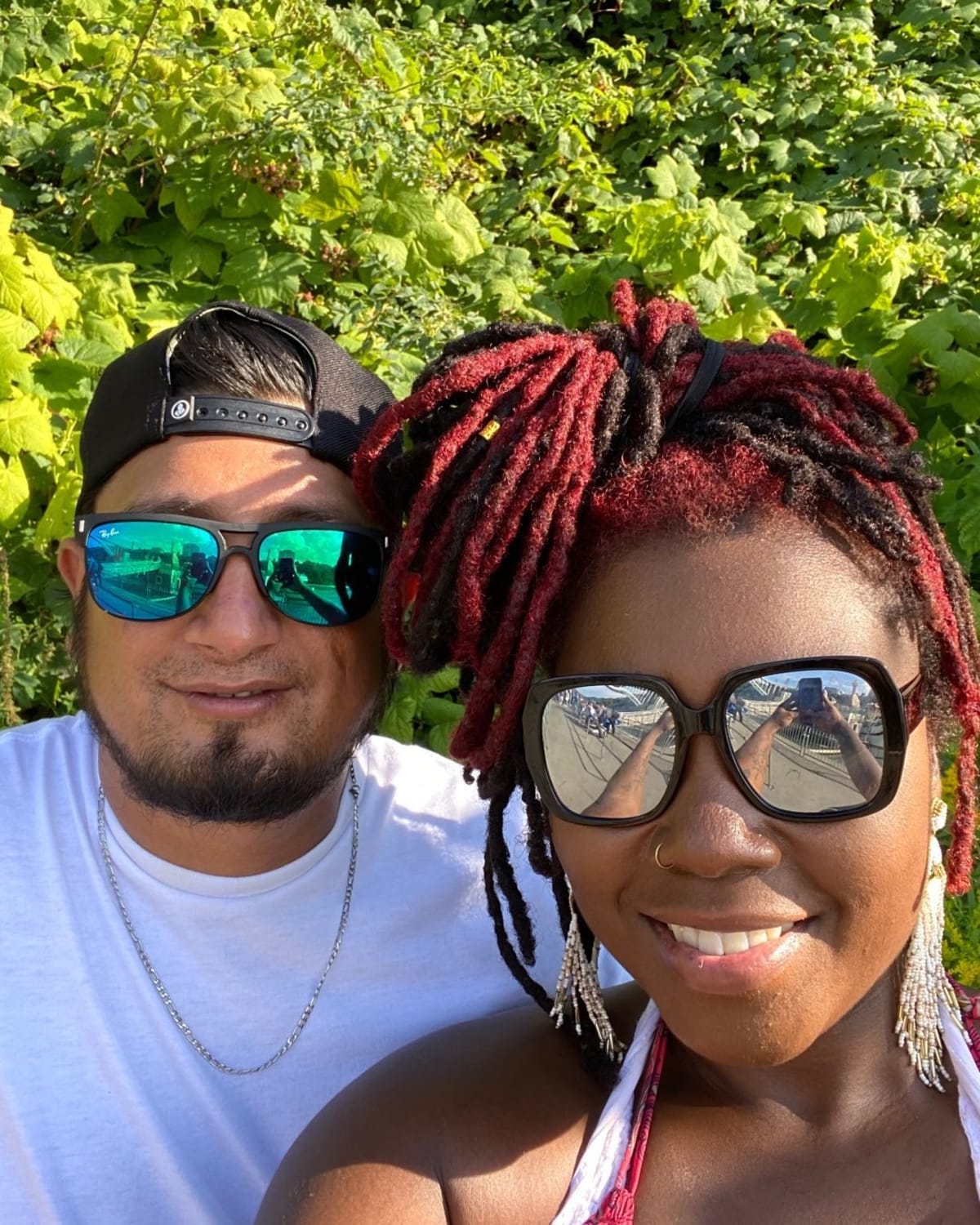 Ashley Michelle and Manuel met at a New Year's Eve party (Instagram/@jesusnegritovelezrojas)