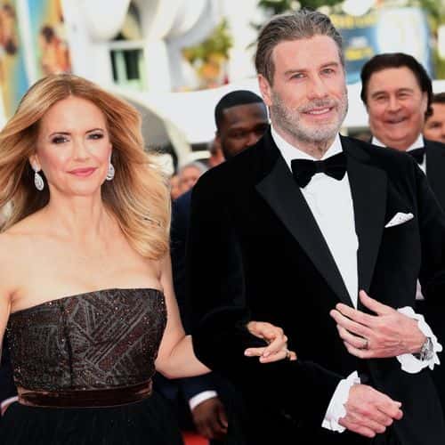 Kelly Preston (L) and John Travolta of
