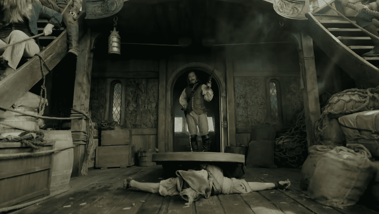 Jude Law as Captain Hook makes an unforgettable entrance in 'Peter Pan and Wendy' (Disney+)