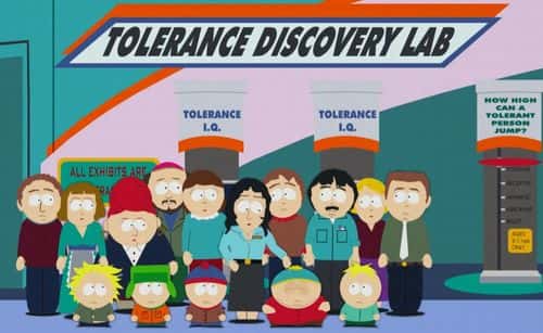 The Death Camp of Tolerance (Comedy Central screenshot)