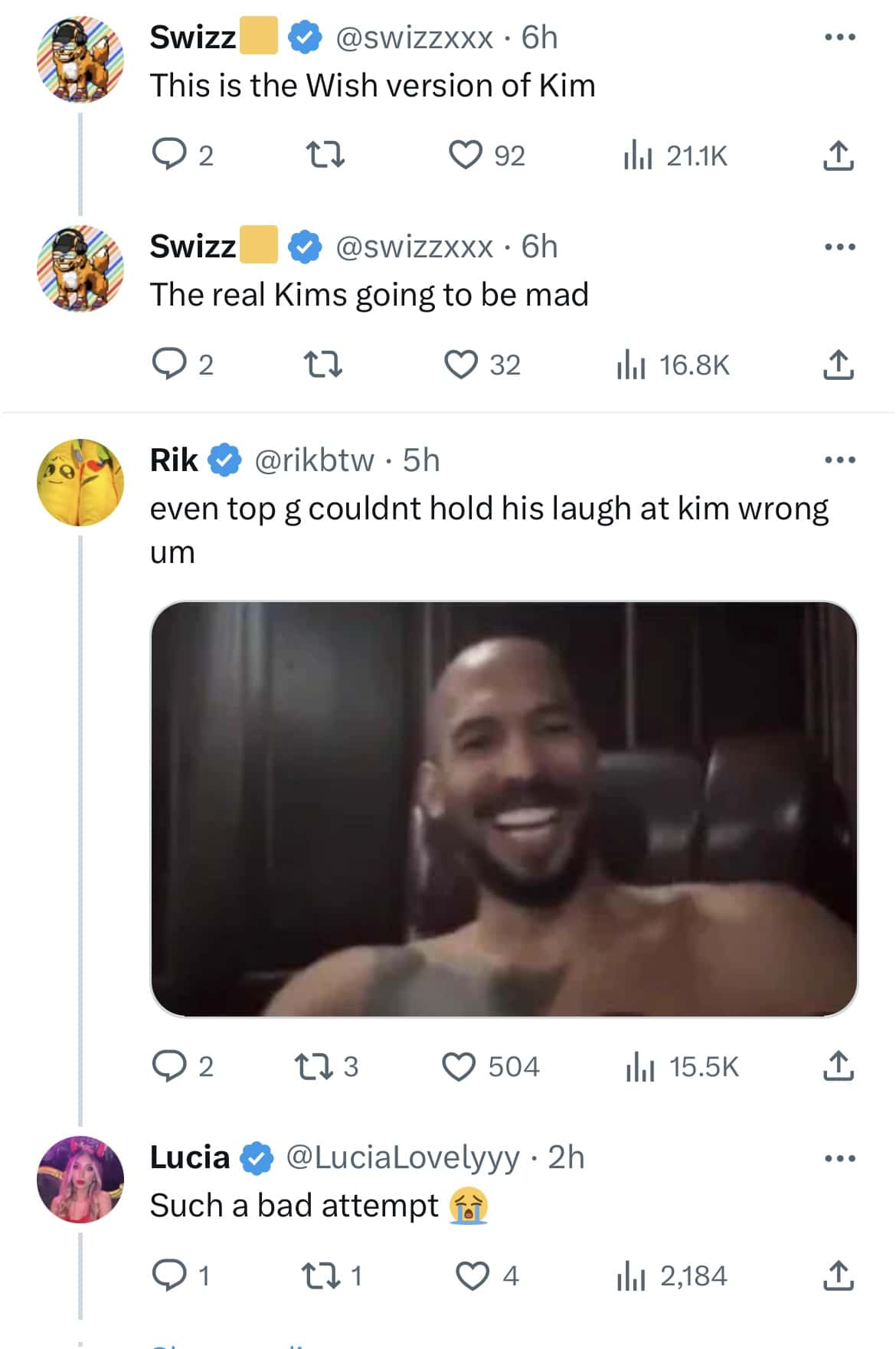 Comments on Adin Ross' livestream (@DramaAlert/Twitter)