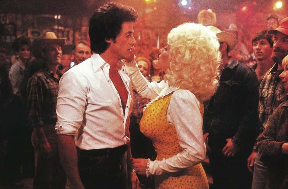 Dolly Parton and Sylvester Stallone in 'Rhinestone' (IMDb/20th Century Fox)