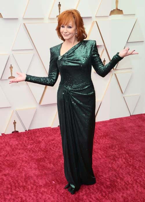Reba McEntire attends the 94th Annual Academy Awards at Hollywood and Highland on March 27, 2022 in Hollywood, California. (Photo by David Livingston/Getty Images)