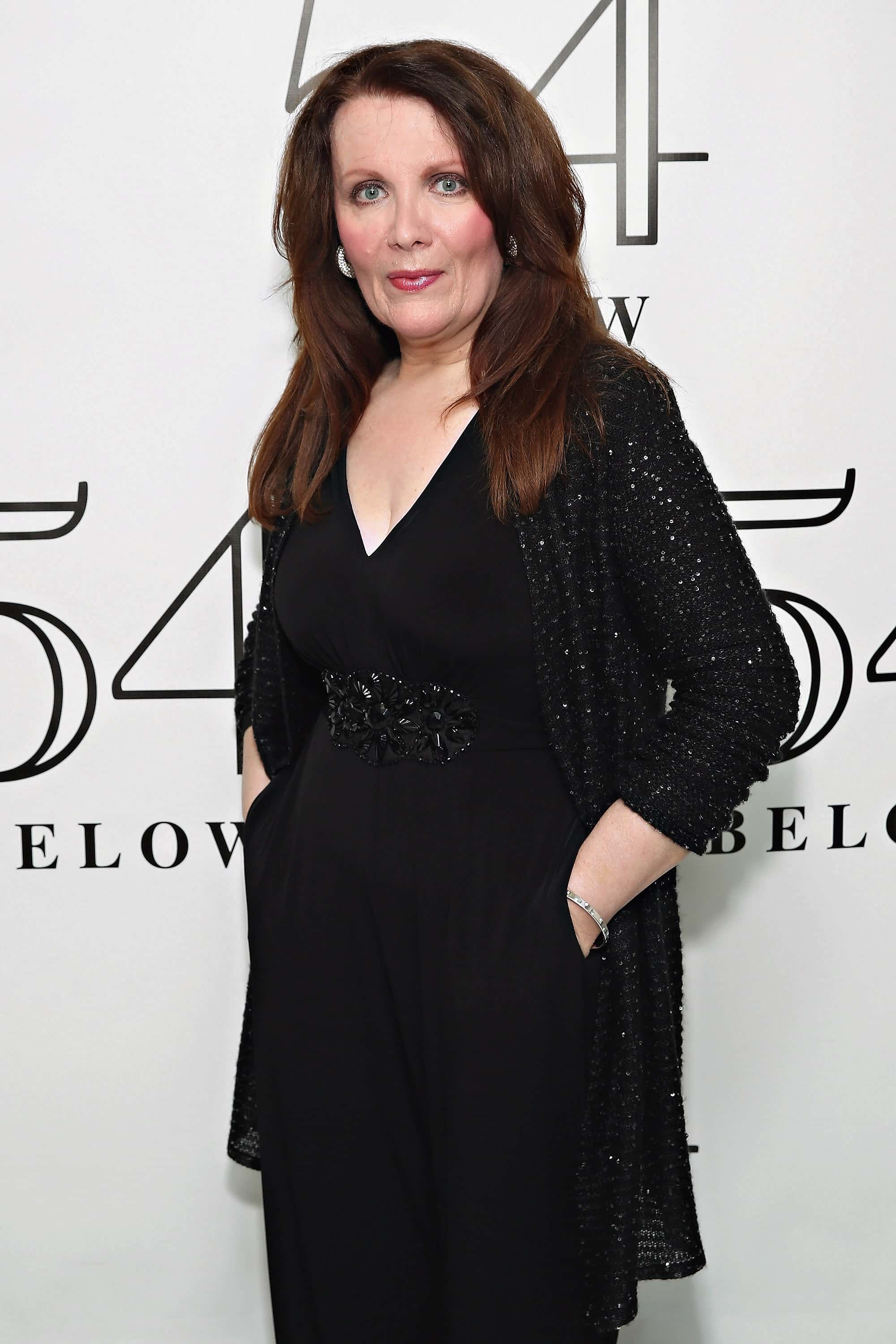 Actress/ singer Maureen McGovern poses for a photo backstage following her performance at 54 Below on March 14, 2015 in New York City.