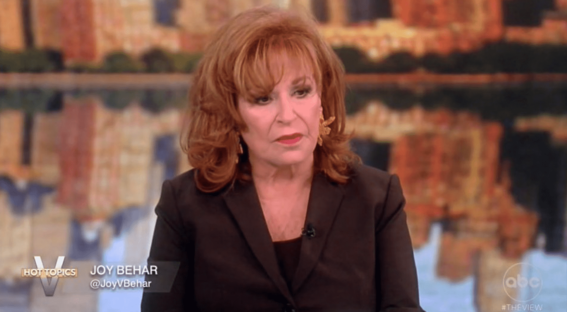 Joy Behar insisted that executive producer Brian Teta didn't come to wokr 
