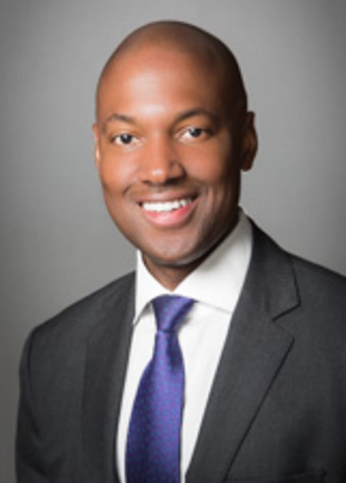 Dr Yves Duroseau who was the first US physician to receive the covid vaccine (Northwell Health)