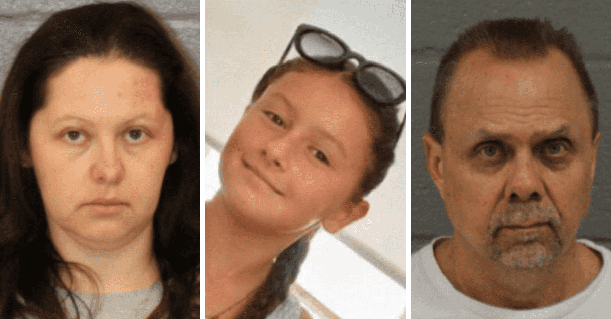Madalina Cojocari (c) has been missing since November as parents, Diana Cojocari and Christopher Palmiter face police questions (Cornelius Police Department and Mecklenburg County Detention Center)