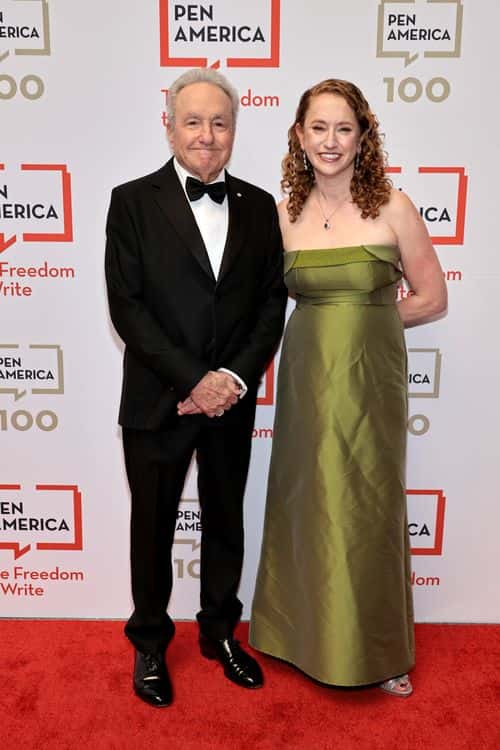 Lorne Michaels and Suzanne Nossel attend the 2023 PEN America Literary Gala at American Museum of Natural History on May 18, 2023 in New York City.