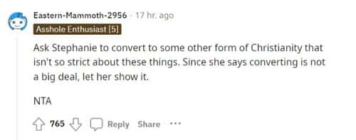 Reddit comment (Reddit)