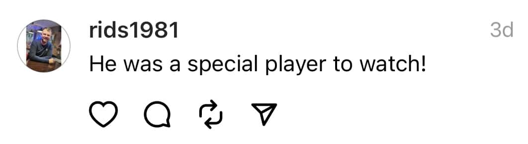 Comment section on Spiranac's thread (@_paige.renee/Threads)