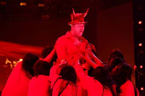 Sam Smith performs onstage during the 65th GRAMMY Awards at Crypto.com Arena on February 05, 2023 in Los Angeles, California.