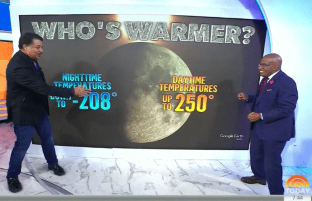 'Today' Al Roker asked Neil deGrasse Tyson if Death Valley, California, or the Apollo 11 Landing Site 'was hotter' (NBC)