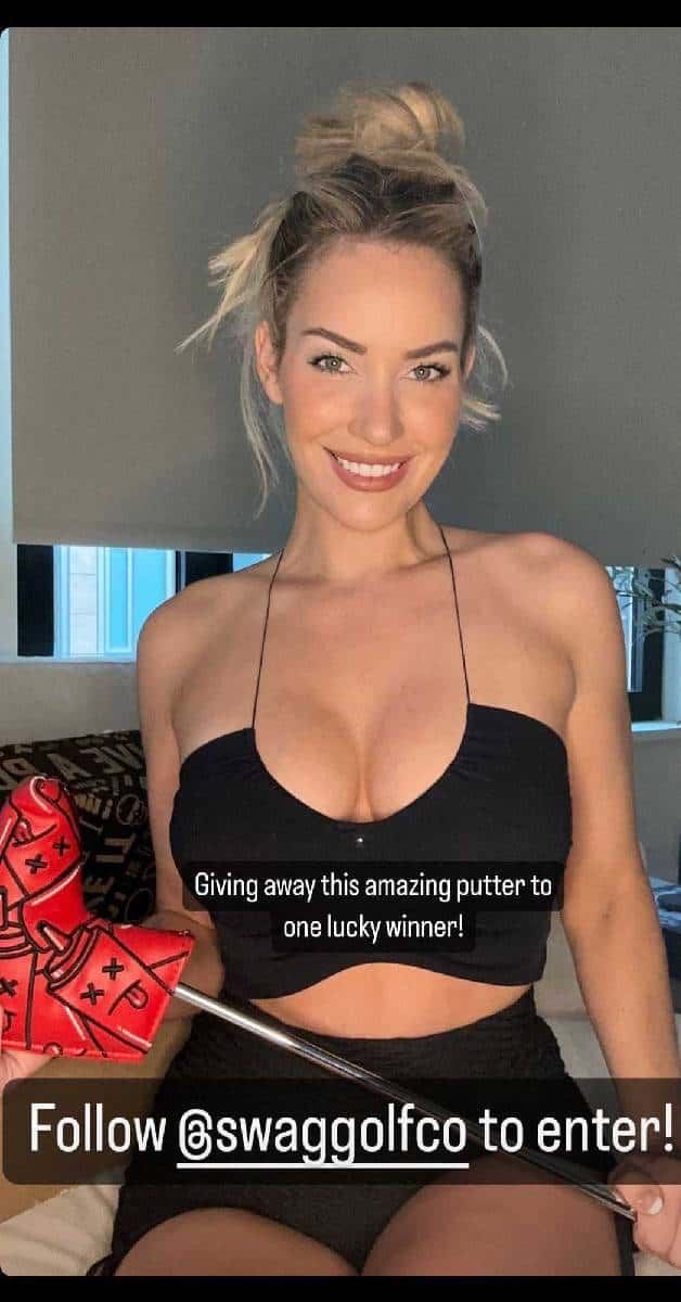 Paige Spiranac announced giveaway